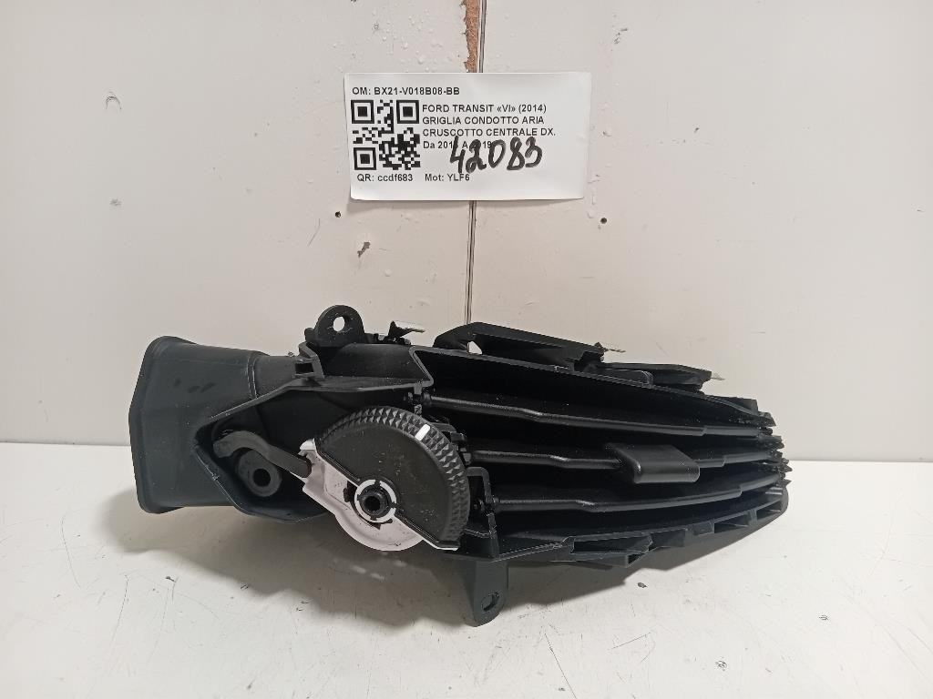 Griglia Condotto ARIA Cruscotto Centrale DX BX21-V018B08-BB Ford Transit VI 2014