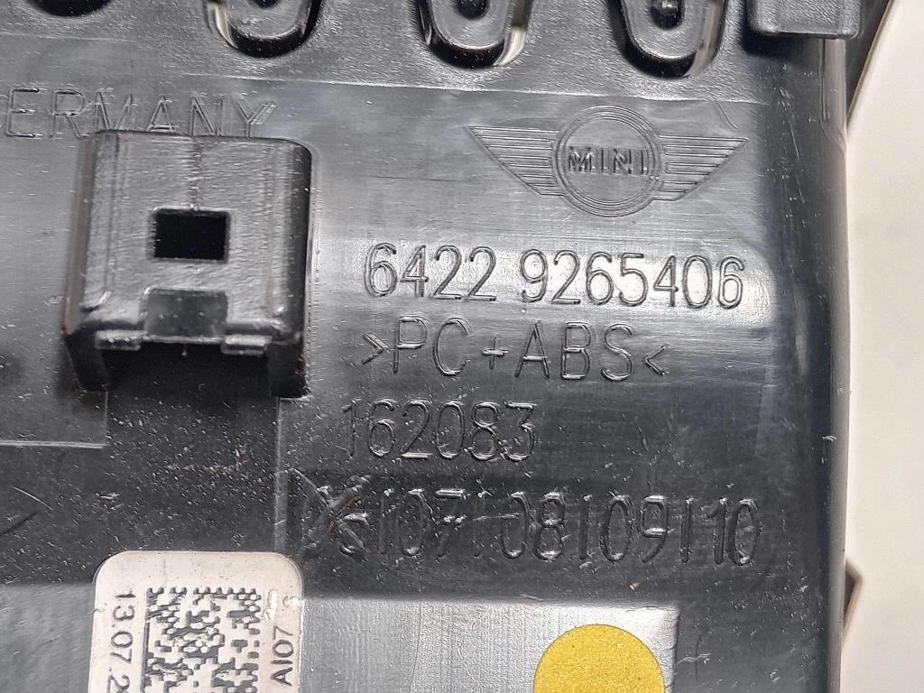 Griglia Condotto ARIA Cruscotto Centrale DX 6422 9265406 Mini MINI Cooper F56 2014