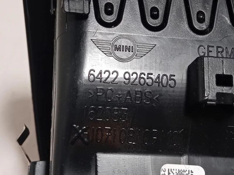 Griglia Condotto ARIA Cruscotto Centrale DX 6422 9265406 Mini MINI Cooper F56 2014
