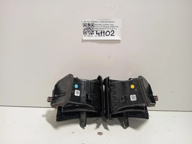Griglia Condotto ARIA Cruscotto Centrale DX 6422 9265406 Mini MINI Cooper F56 2014