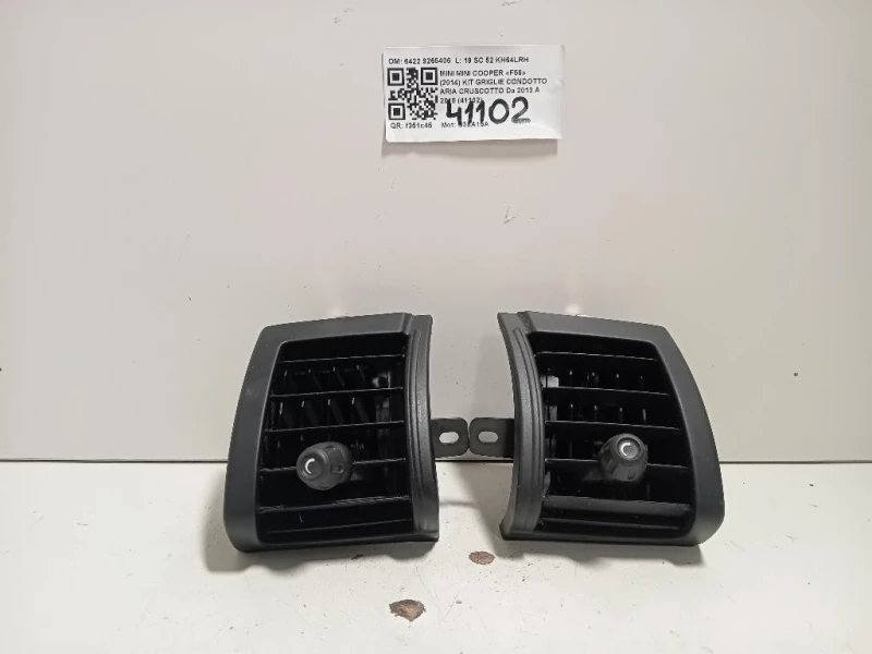 Griglia Condotto ARIA Cruscotto Centrale DX 6422 9265406 Mini MINI Cooper F56 2014
