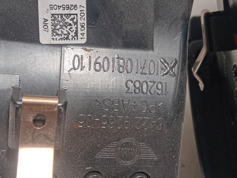 Griglia Condotto ARIA Cruscotto Centrale DX F55 MINI ONE 64229265406 Mini MINI ONE F55 2014
