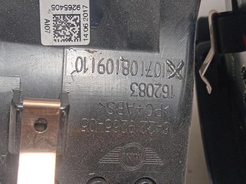 Griglia Condotto ARIA Cruscotto Centrale DX F55 MINI ONE 64229265406 Mini MINI ONE F55 2014
