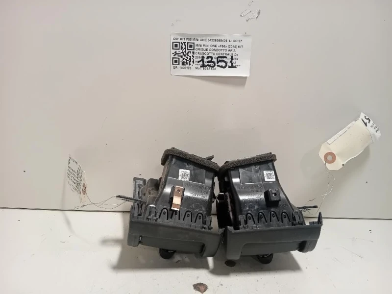 Griglia Condotto ARIA Cruscotto Centrale DX F55 MINI ONE 64229265406 Mini MINI ONE F55 2014