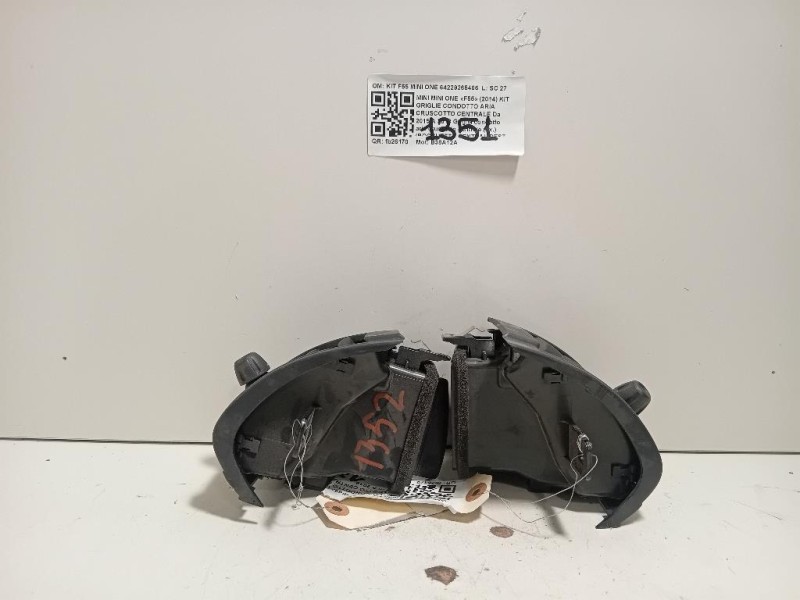 Griglia Condotto ARIA Cruscotto Centrale DX F55 MINI ONE 64229265406 Mini MINI ONE F55 2014