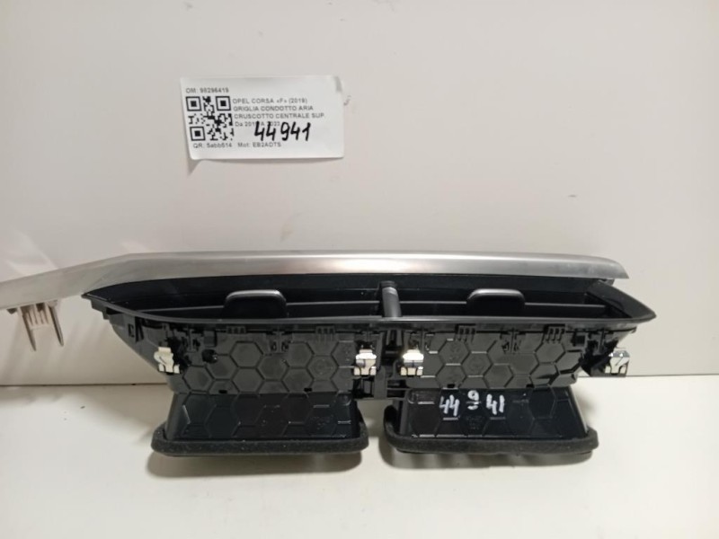 Griglia Condotto ARIA Cruscotto Centrale SUP 98296419 Opel Corsa F 2019