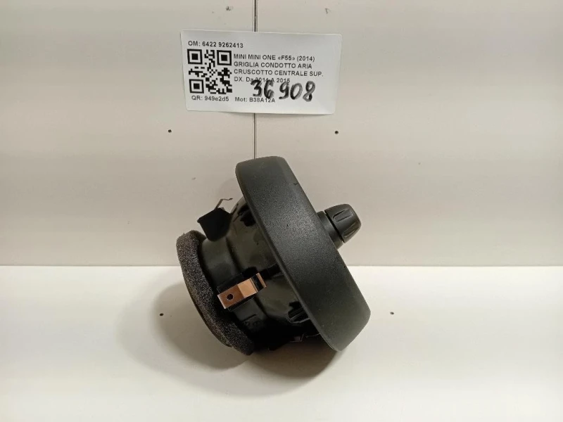 Griglia Condotto ARIA Cruscotto Centrale SUP DX 6422 9262413 Mini MINI ONE F55 2014