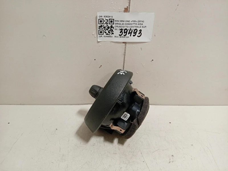 Griglia Condotto ARIA Cruscotto Centrale SUP SX 9262413 Mini MINI ONE F55 2014