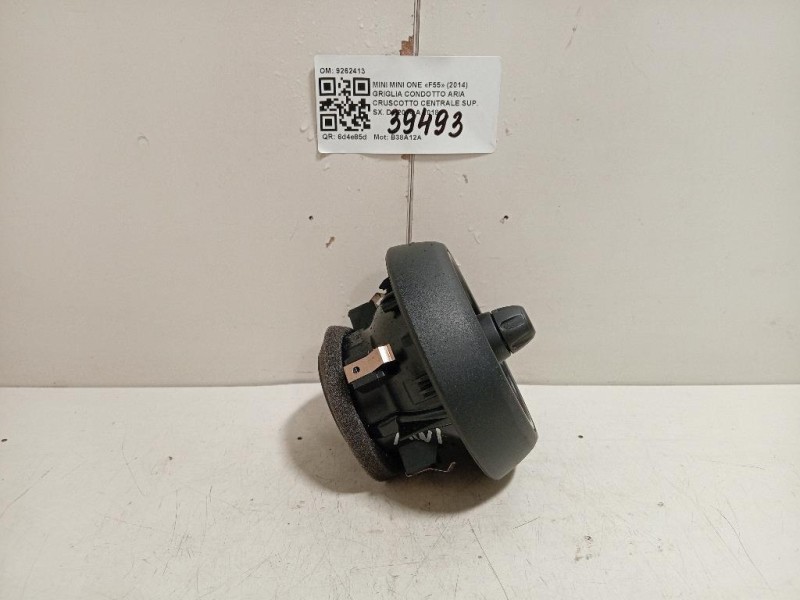 Griglia Condotto ARIA Cruscotto Centrale SUP SX 9262413 Mini MINI ONE F55 2014