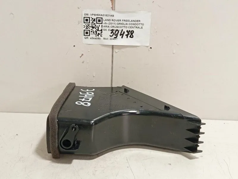 Griglia Condotto ARIA Cruscotto Centrale SX VP6H5XA01821AB Land Rover Freelander II 2011