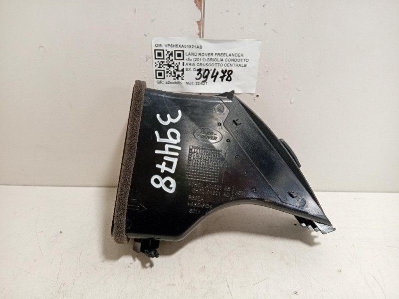 Griglia Condotto ARIA Cruscotto Centrale SX VP6H5XA01821AB Land Rover Freelander II 2011