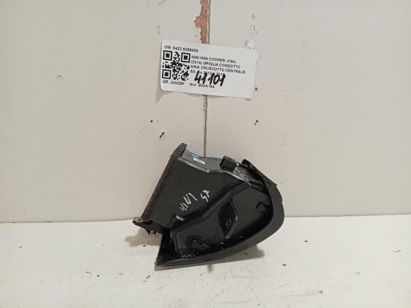 Griglia Condotto ARIA Cruscotto Centrale SX 6422 9265405 Mini MINI Cooper F56 2014