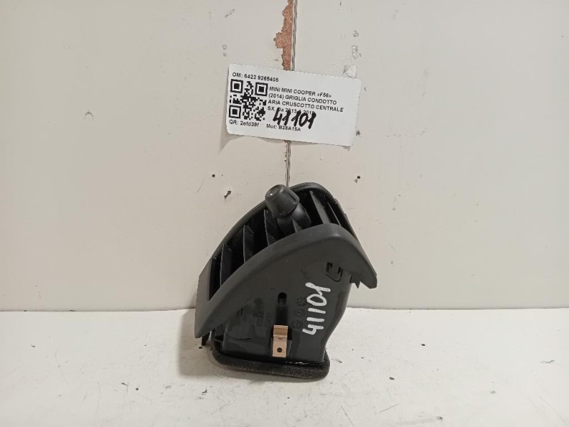 Griglia Condotto ARIA Cruscotto Centrale SX 6422 9265405 Mini MINI Cooper F56 2014