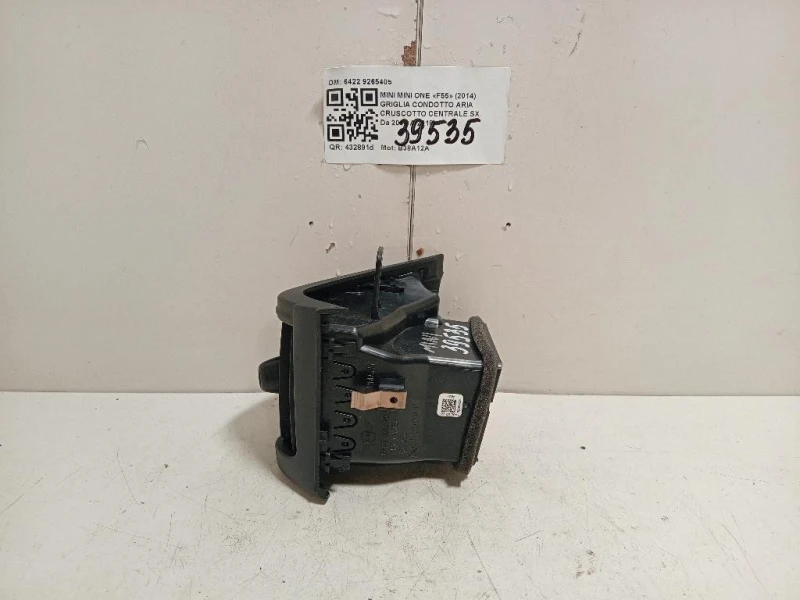 Griglia Condotto ARIA Cruscotto Centrale SX 6422 9265405 Mini MINI ONE F55 2014