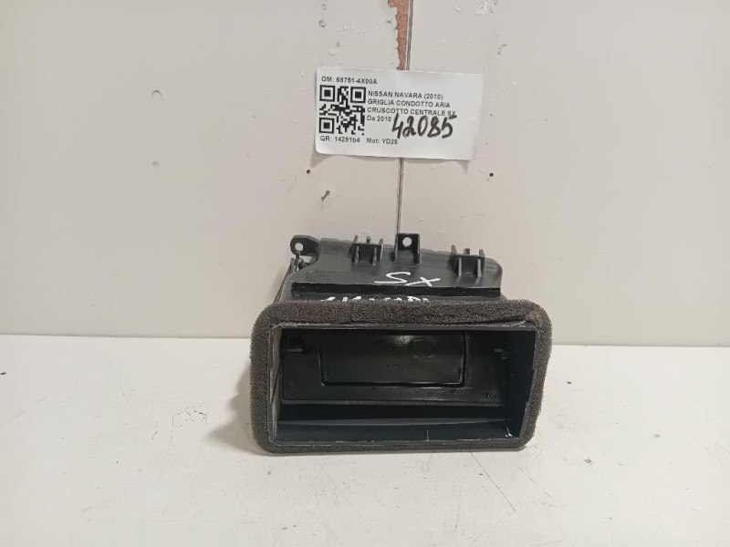 Griglia Condotto ARIA Cruscotto Centrale SX 68751-4X00A Nissan Navara 2010