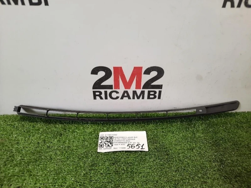 Griglia Condotto ARIA Parabrezza SUP DX A1708310259 CENTRALE Mercedes Classe SLK R170 1997