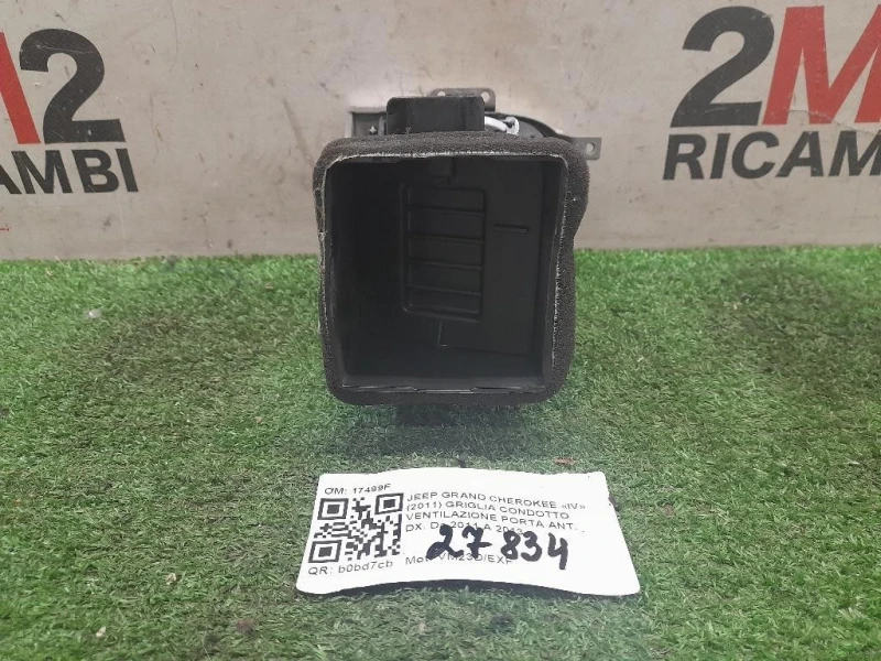 Griglia Condotto Ventilazione Porta ANT DX 17499F Jeep Grand Cherokee IV 2011