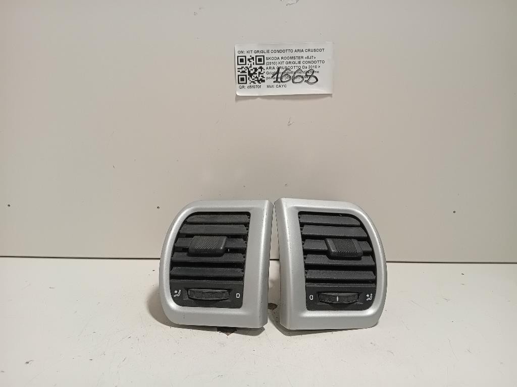 Griglia Condotto Ventilazione Porta ANT DX 5J0819702D9B9 Skoda Roomster 5J7 2010