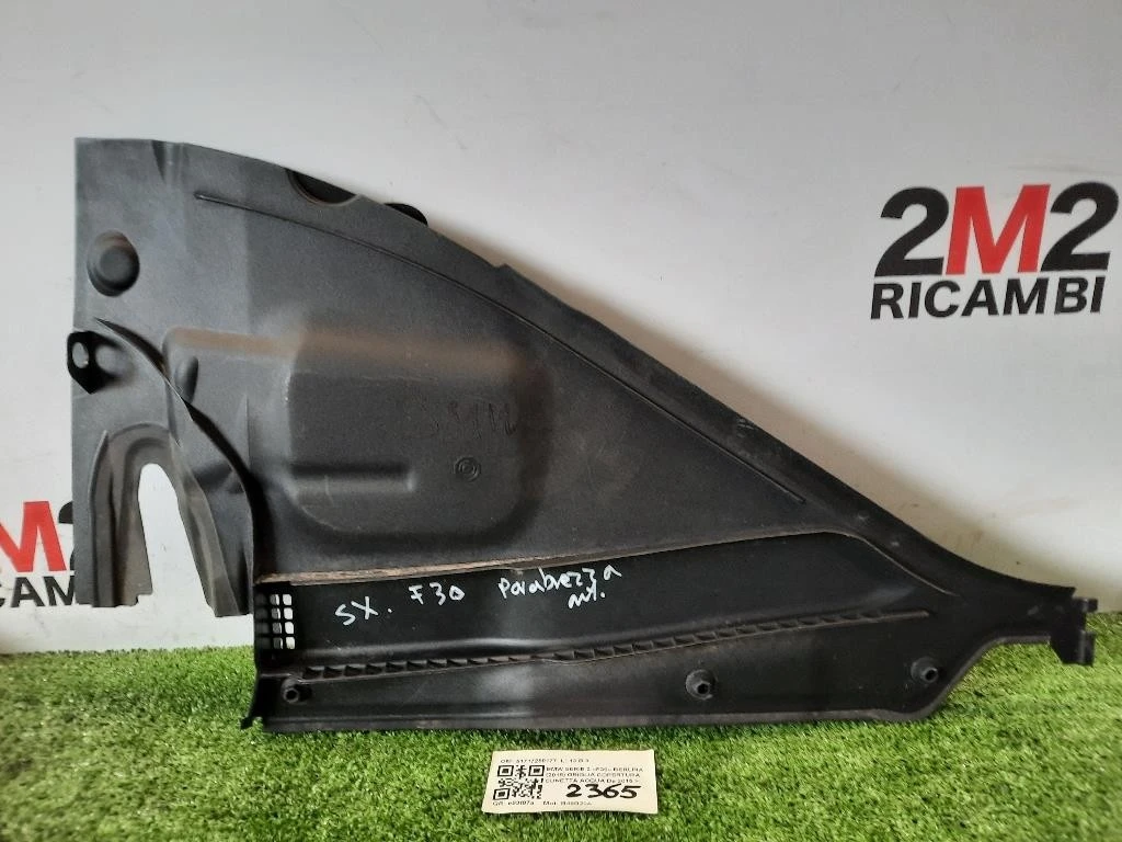 Griglia Copertura Cunetta Acqua 51717405638 SX Bmw Serie 3 F30 Berlina 2015
