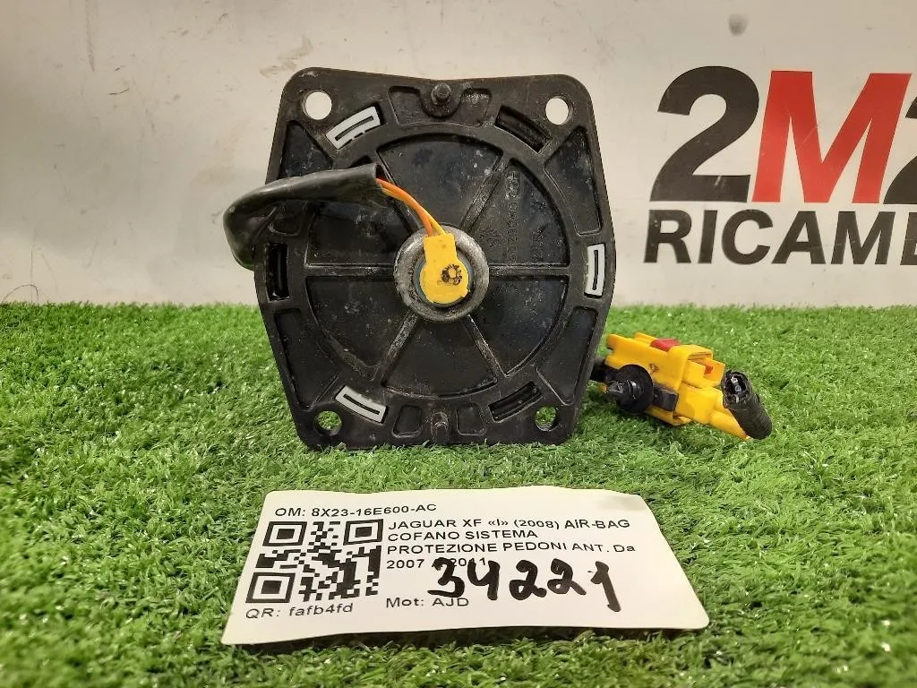 Air-bag Cofano Sistema Protezione Pedoni ANT 8X23-16E600-AB Jaguar XF I 2008