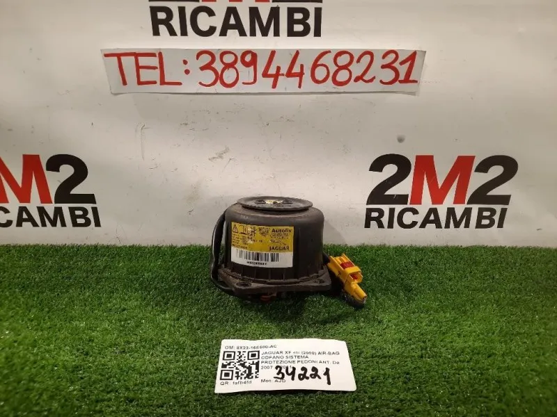 Air-bag Cofano Sistema Protezione Pedoni ANT 8X23-16E600-AB Jaguar XF I 2008