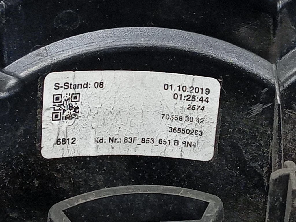 Griglia DI Ventilazione Paraurti ANT 83F853651B Audi Q3 8UB 2012