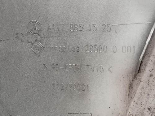 Paraurti POST A1178851525 Mercedes Classe CLA C117 2016