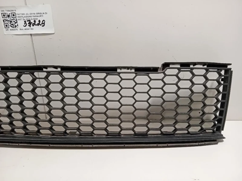 Griglia DI Ventilazione Paraurti ANT 735425618 Fiat 500 II 2015