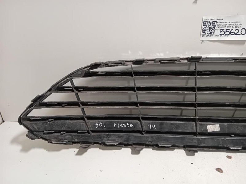 Griglia DI Ventilazione Paraurti ANT C1BB-17B968-A Ford Fiesta VI 2012