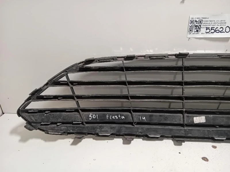 Griglia DI Ventilazione Paraurti ANT C1BB-17B968-A Ford Fiesta VI 2012