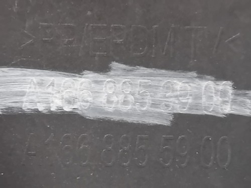 Paraurti POST A1668853900 Mercedes Classe GL X166 2013