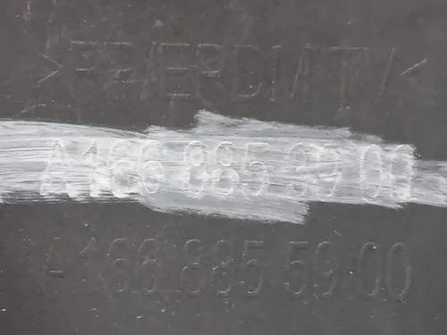 Paraurti POST A1668853900 Mercedes Classe GL X166 2013