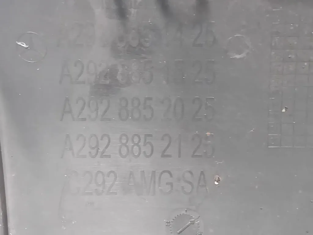 Paraurti POST A2928852025 Mercedes Classe GLE W166 2015