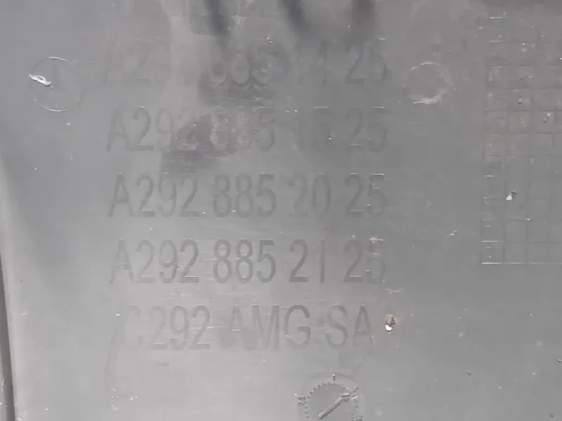 Paraurti POST A2928852025 Mercedes Classe GLE W166 2015