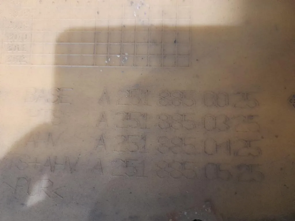 Paraurti POST A2518850025 Mercedes Classe R W251 2006