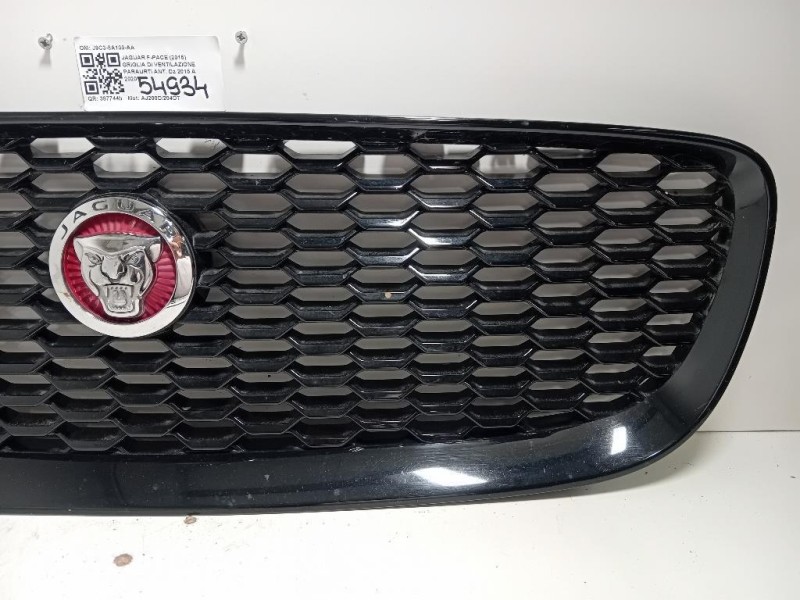 Griglia DI Ventilazione Paraurti ANT J9C3-8A100-AA Jaguar F-pace 2015