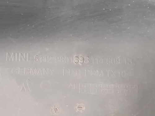 Paraurti POST 51129801893 Mini Countryman ONE R60 2014