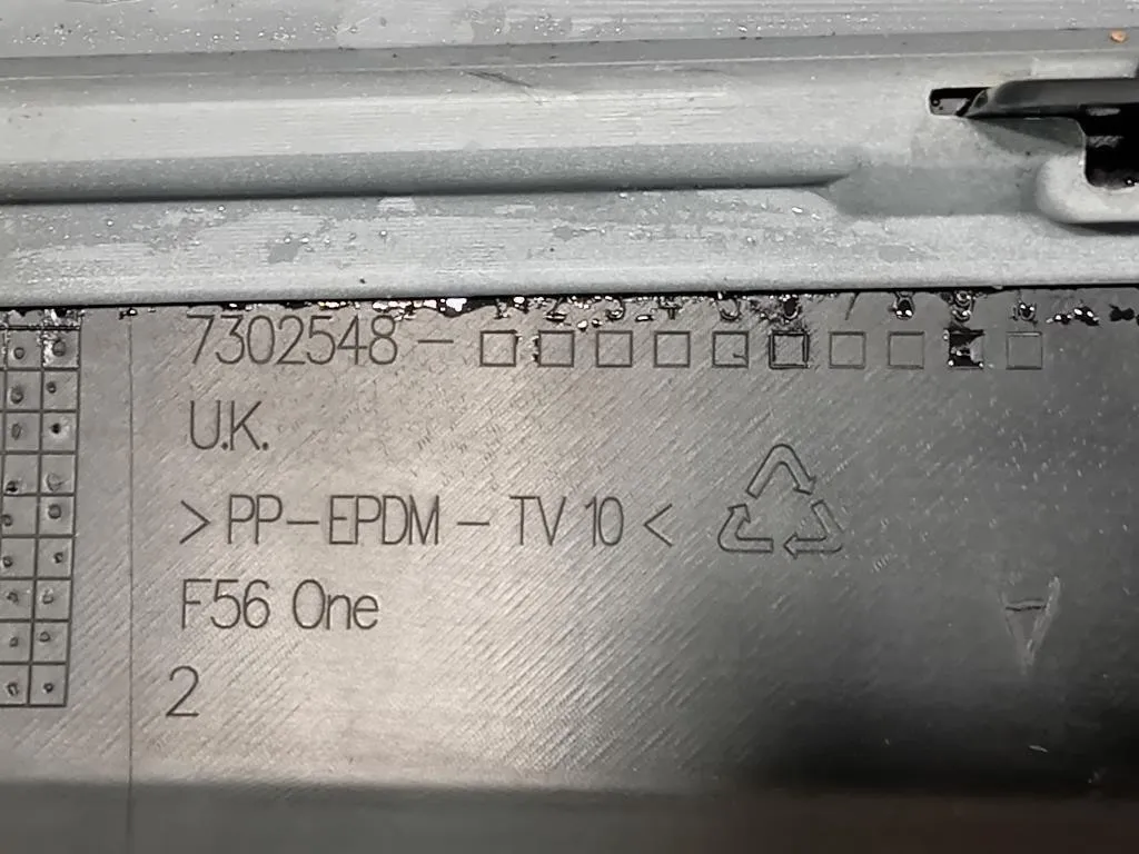 Paraurti POST 11412910 Mini MINI Cooper F56 2014