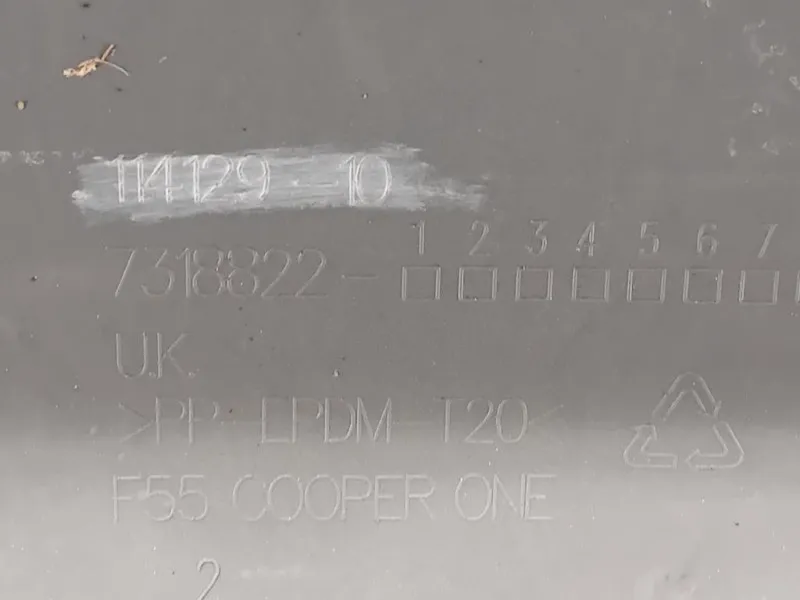 Paraurti POST 11412910 Mini MINI Cooper F56 2014