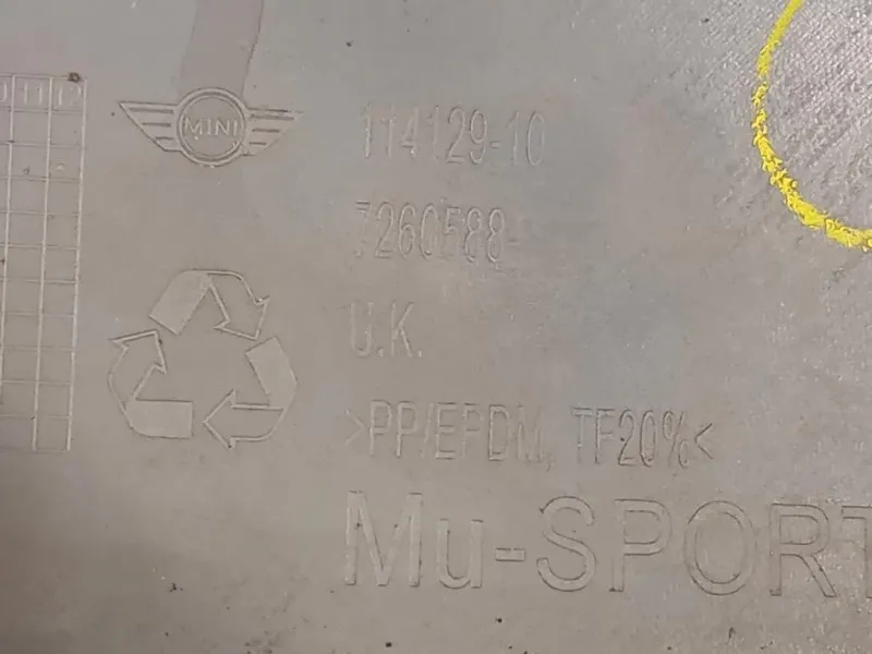 Paraurti POST 51127264358 Mini MINI Cooper R57 Cabrio 2007