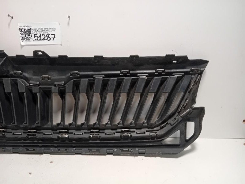 Griglia DI Ventilazione Paraurti ANT 1ST853653 Skoda Citigo 2012