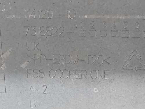 Paraurti POST 51127380009 Mini MINI ONE F56 2014