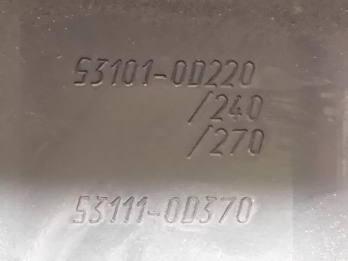 Griglia DI Ventilazione Paraurti ANT 53101-0D220 Toyota Yaris IV 2012