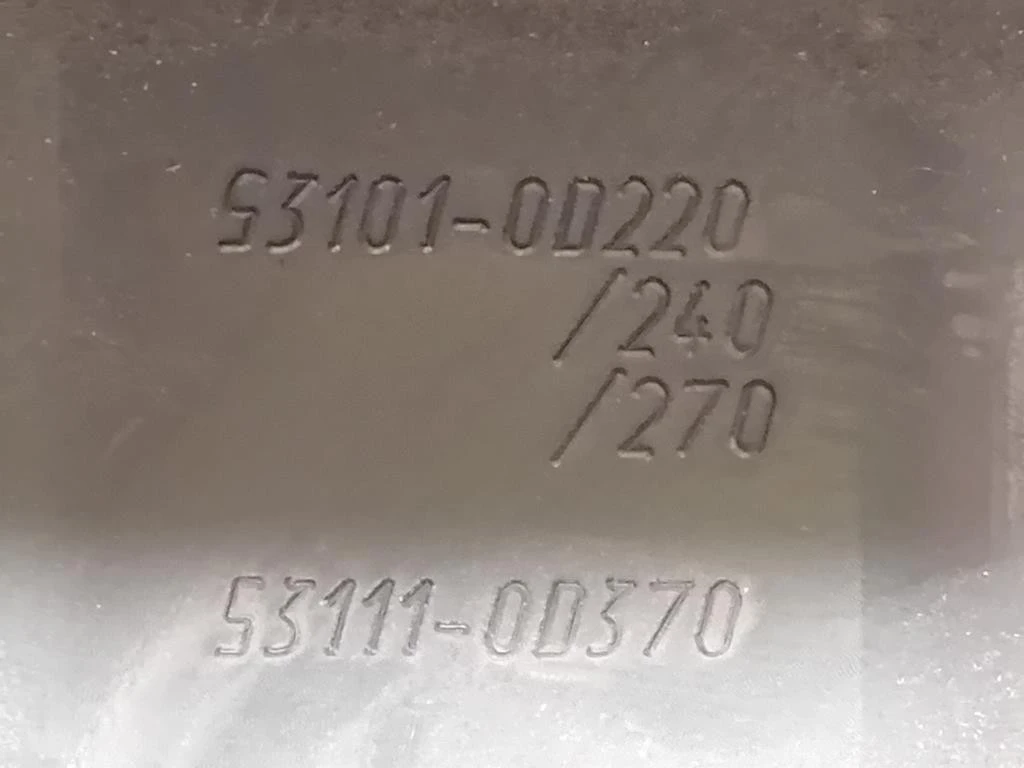 Griglia DI Ventilazione Paraurti ANT 53101-0D220 Toyota Yaris IV 2012