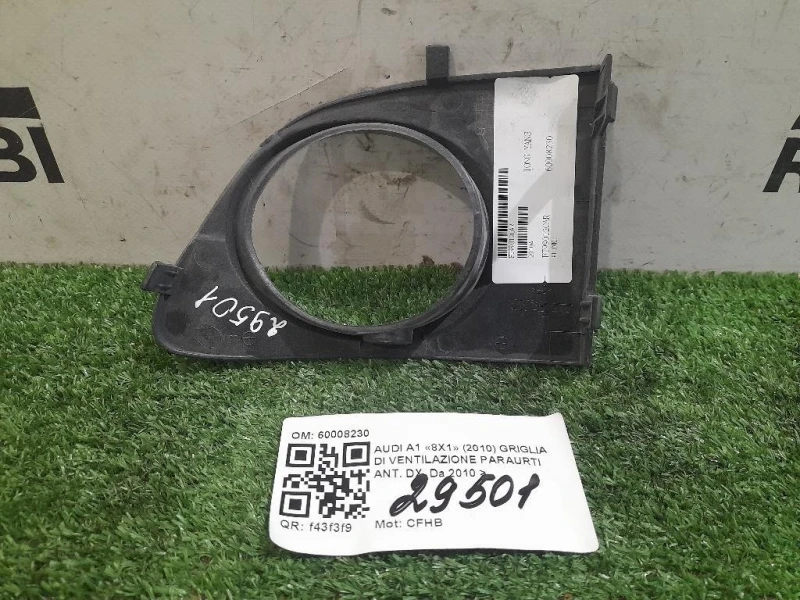 Griglia DI Ventilazione Paraurti ANT DX 60008230 Audi A1 8X1 2010