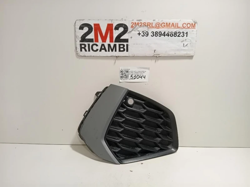Griglia DI Ventilazione Paraurti ANT DX 8Y0807682B Audi A3 8P1 2008