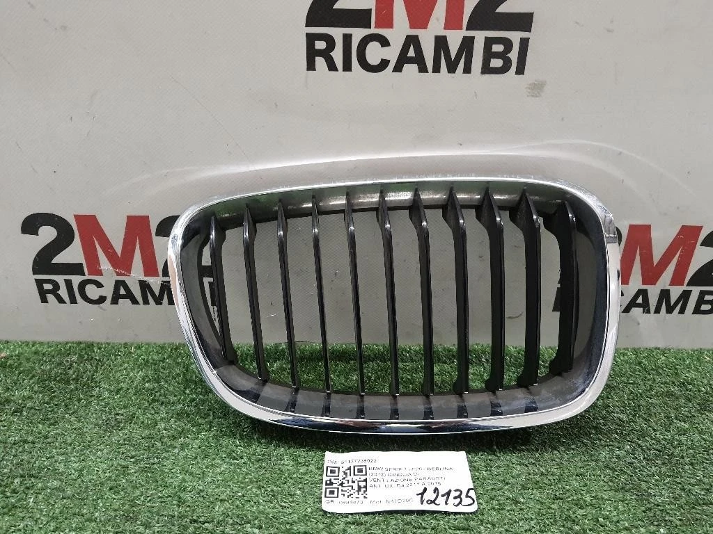 Griglia DI Ventilazione Paraurti ANT DX 51137239022 ANT DX Bmw Serie 1 F20 Berlina 2012