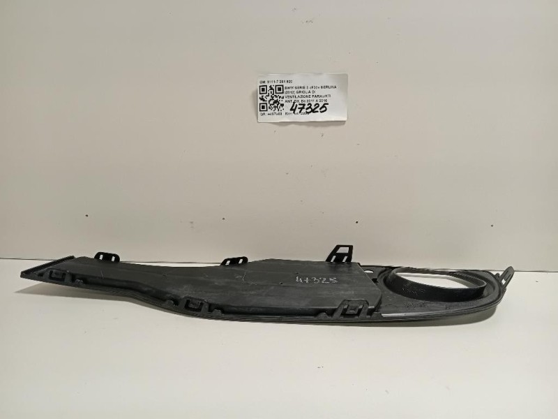 Griglia DI Ventilazione Paraurti ANT DX 5111728 920 Bmw Serie 3 F30 Berlina 2012