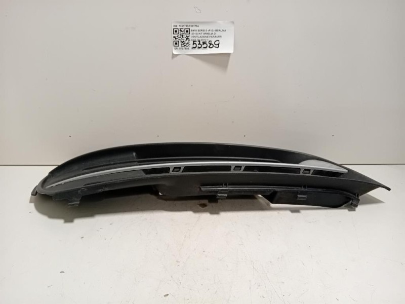 Griglia DI Ventilazione Paraurti ANT DX 7331734 Bmw Serie 5 F10 Berlina 2012