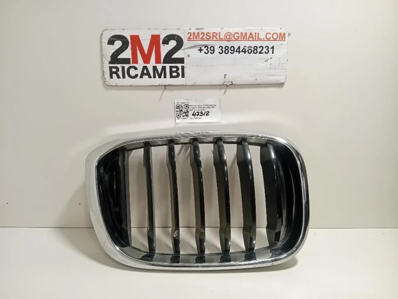 Griglia DI Ventilazione Paraurti ANT DX 192976-10 Bmw X3 G01 2018